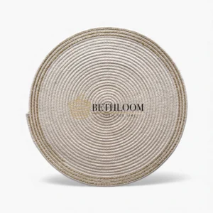 Mantel blanco dorado